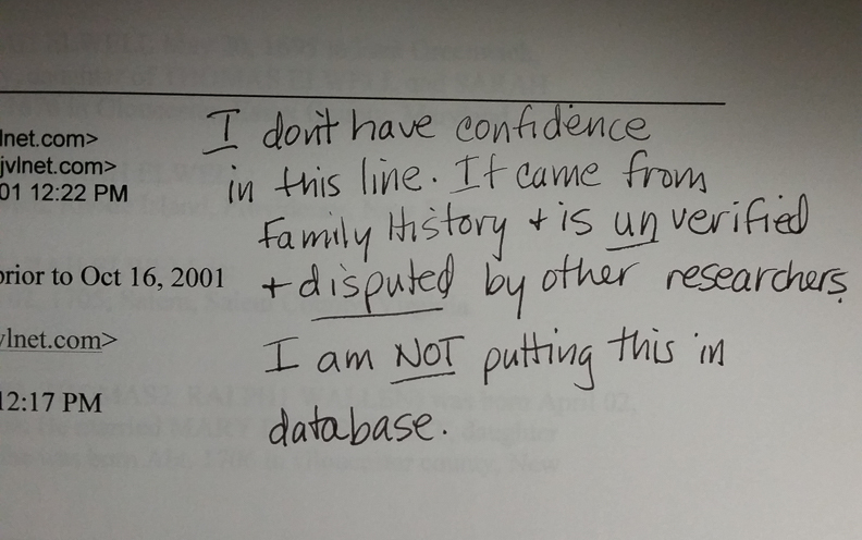 My data analysis was informal and inefficient. I had no "log," and didn't follow-up on problems identified.